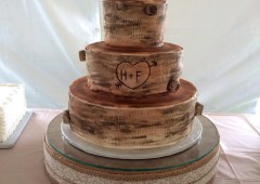 Log Inspired Wedding Cake Log Inspired Wedding Cake